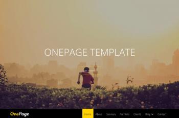 JS Onepage - Responsive Joomla Onepage Template